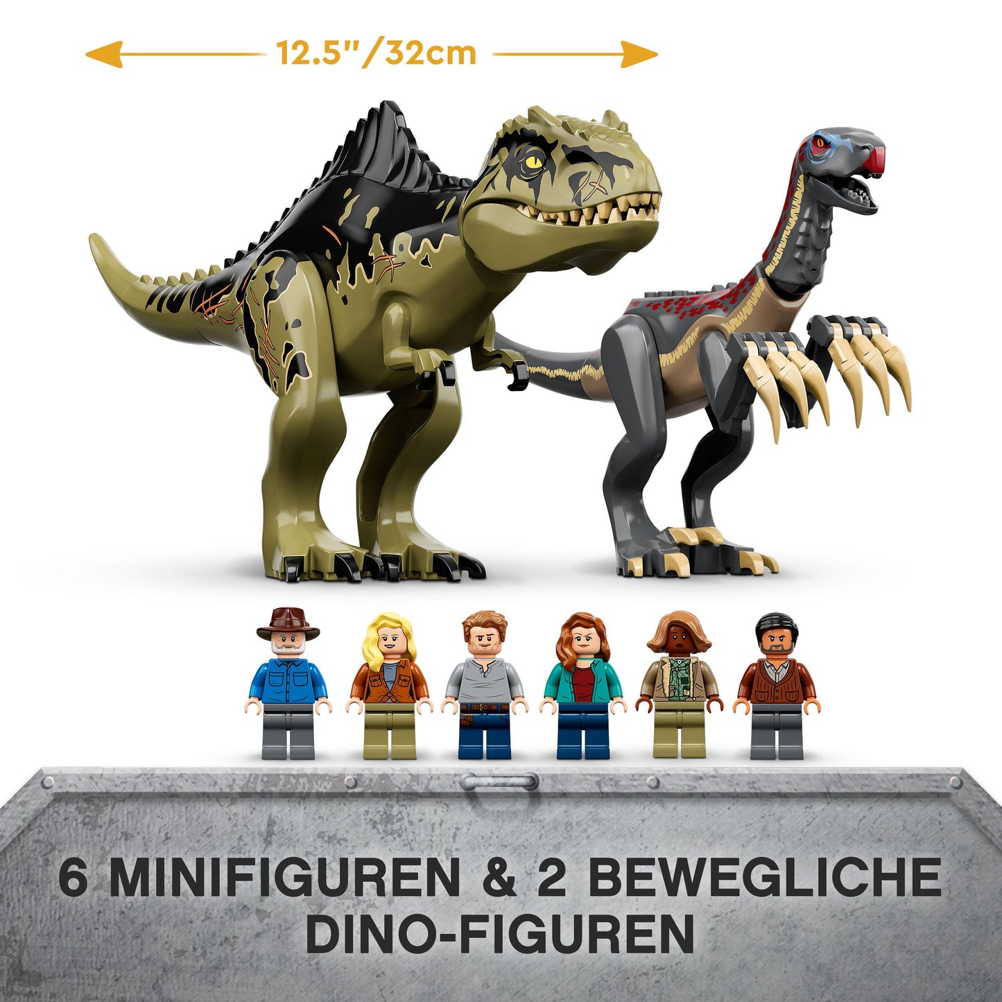 LEGO® Jurassic World 76949 Giganotosaurus & Therizinosaurus Angriff