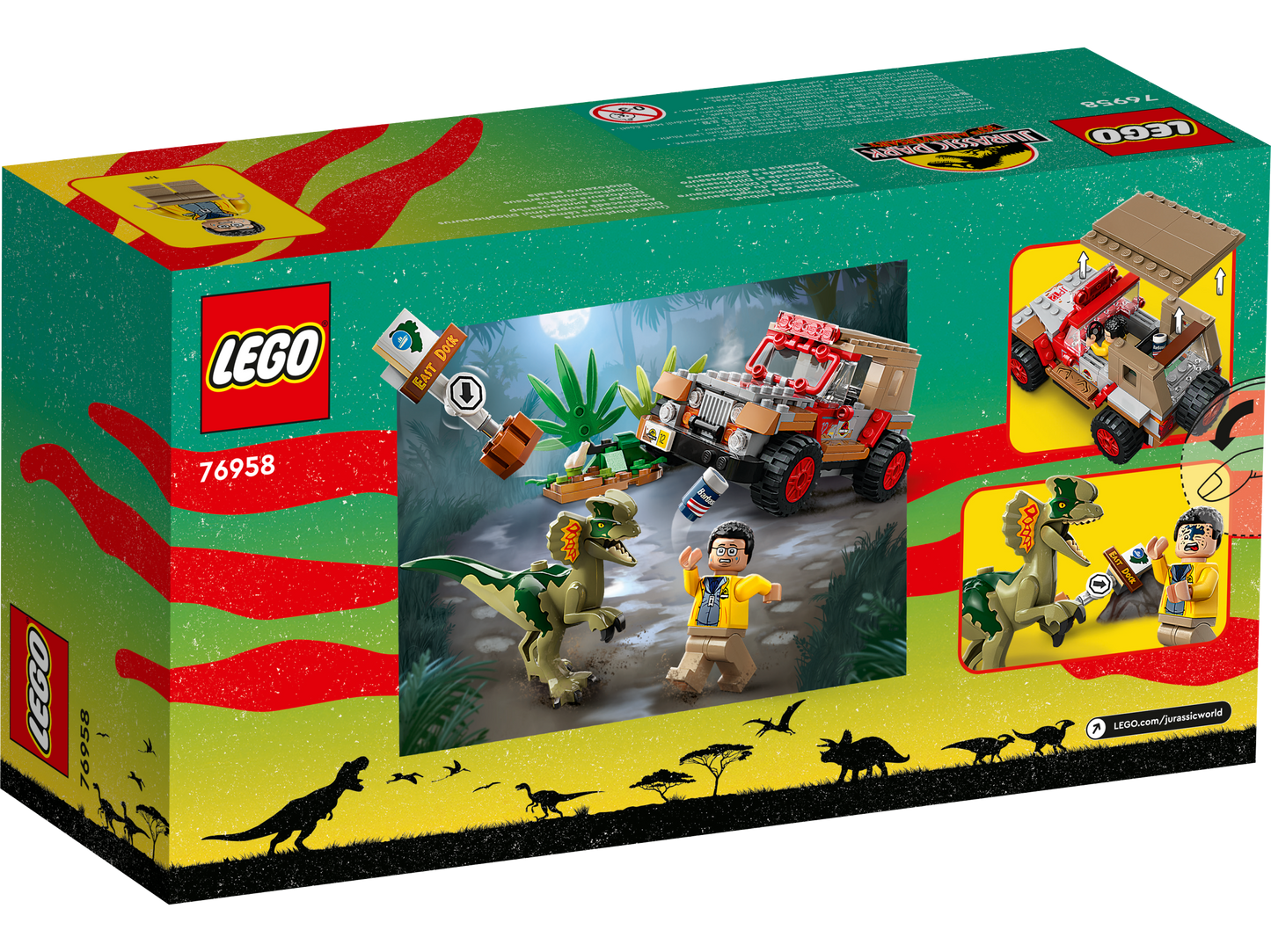 LEGO® Jurassic World 76958 Hinterhalt des Dilophosaurus