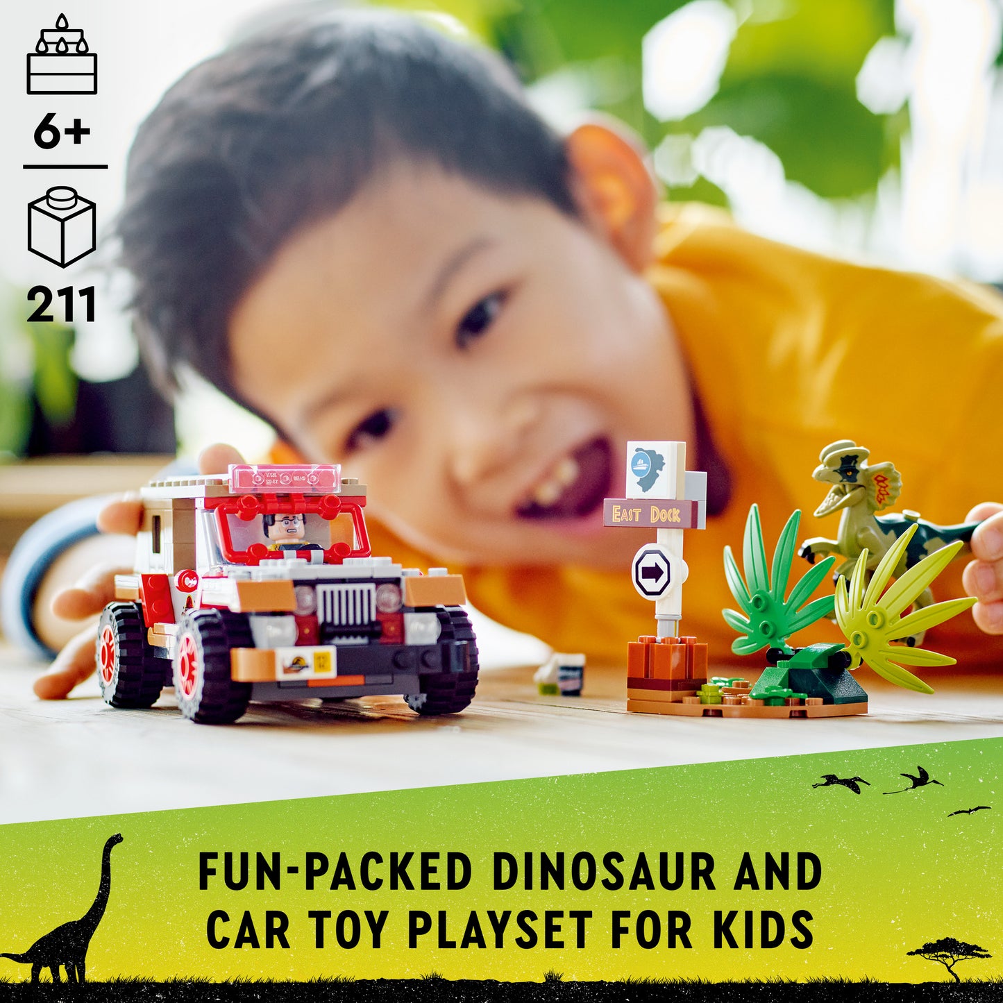 LEGO® Jurassic World 76958 Hinterhalt des Dilophosaurus