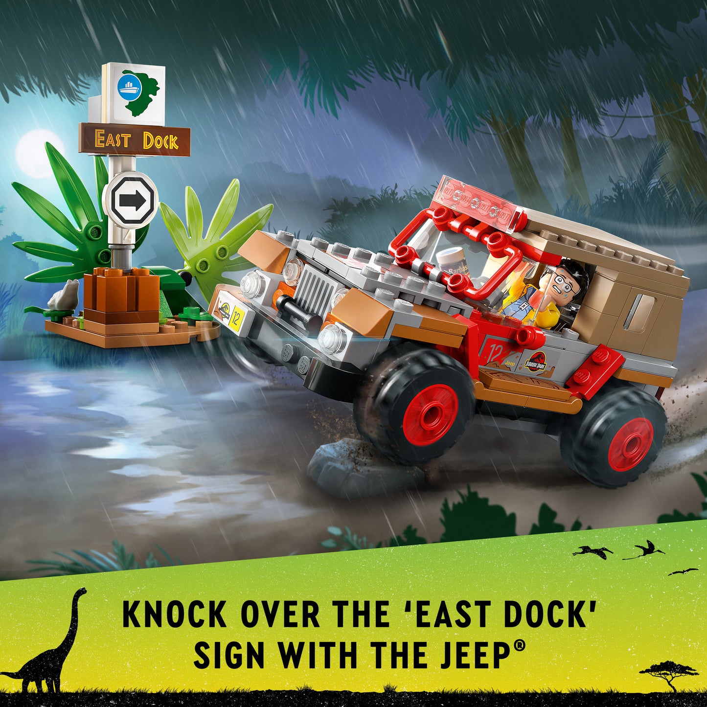 LEGO® Jurassic World 76958 Hinterhalt des Dilophosaurus
