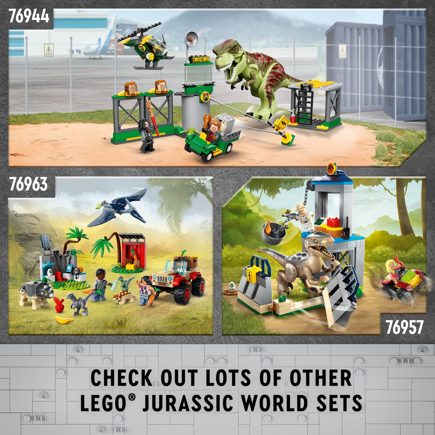 LEGO® Jurassic World 76963 Rettungszentrum für Baby-Dinos