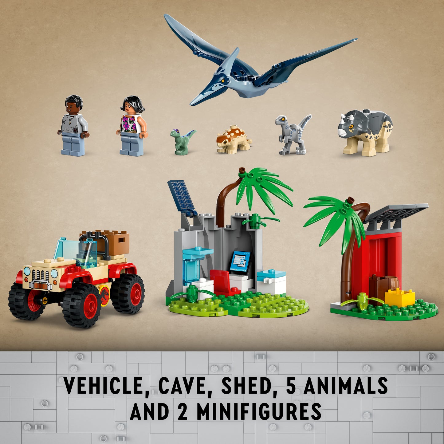 LEGO® Jurassic World 76963 Rettungszentrum für Baby-Dinos