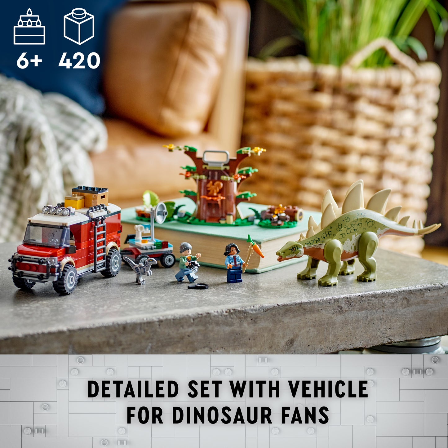 LEGO® Jurassic World 76965 Dinosaurier-Missionen: Entdeckung des Stegosaurus