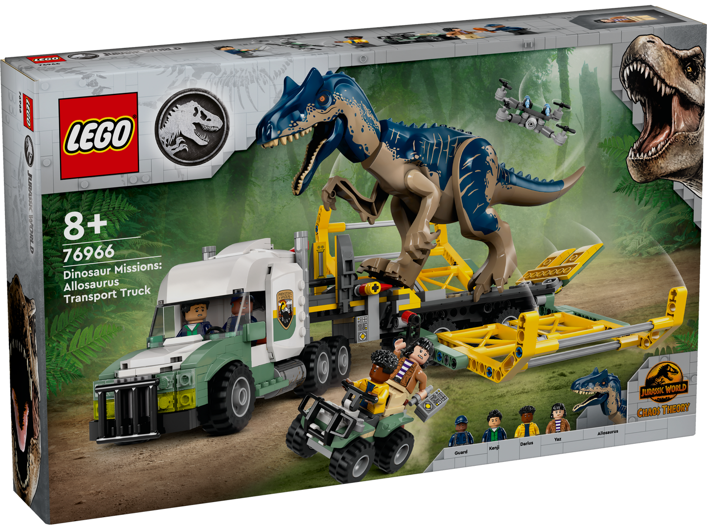 LEGO® Jurassic World 76966 Dinosaurier-Missionen: Allosaurus-Transporter