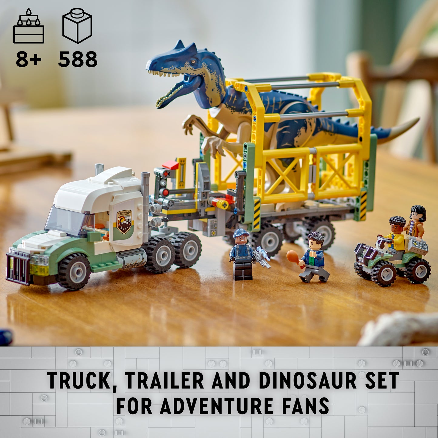 LEGO® Jurassic World 76966 Dinosaurier-Missionen: Allosaurus-Transporter