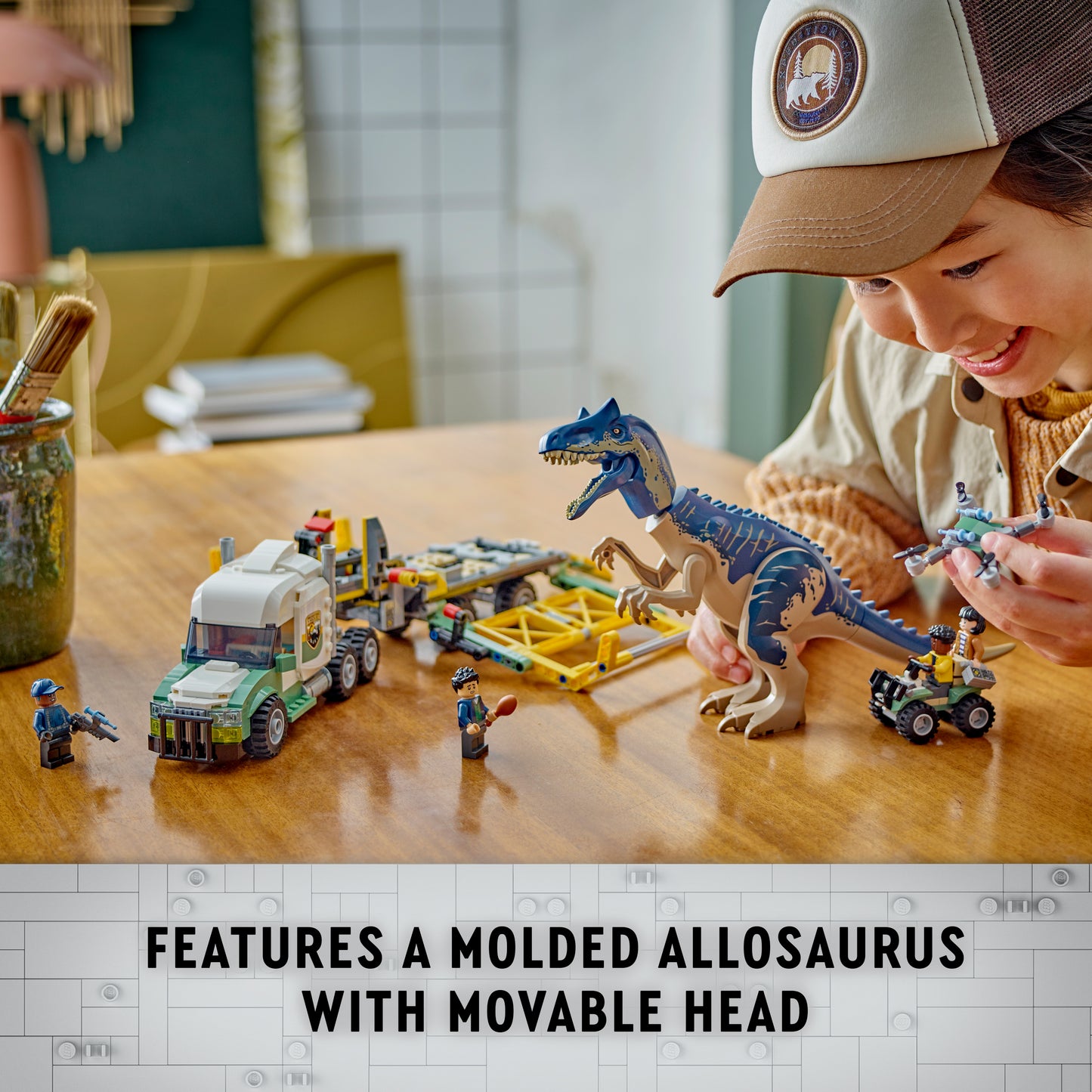 LEGO® Jurassic World 76966 Dinosaurier-Missionen: Allosaurus-Transporter