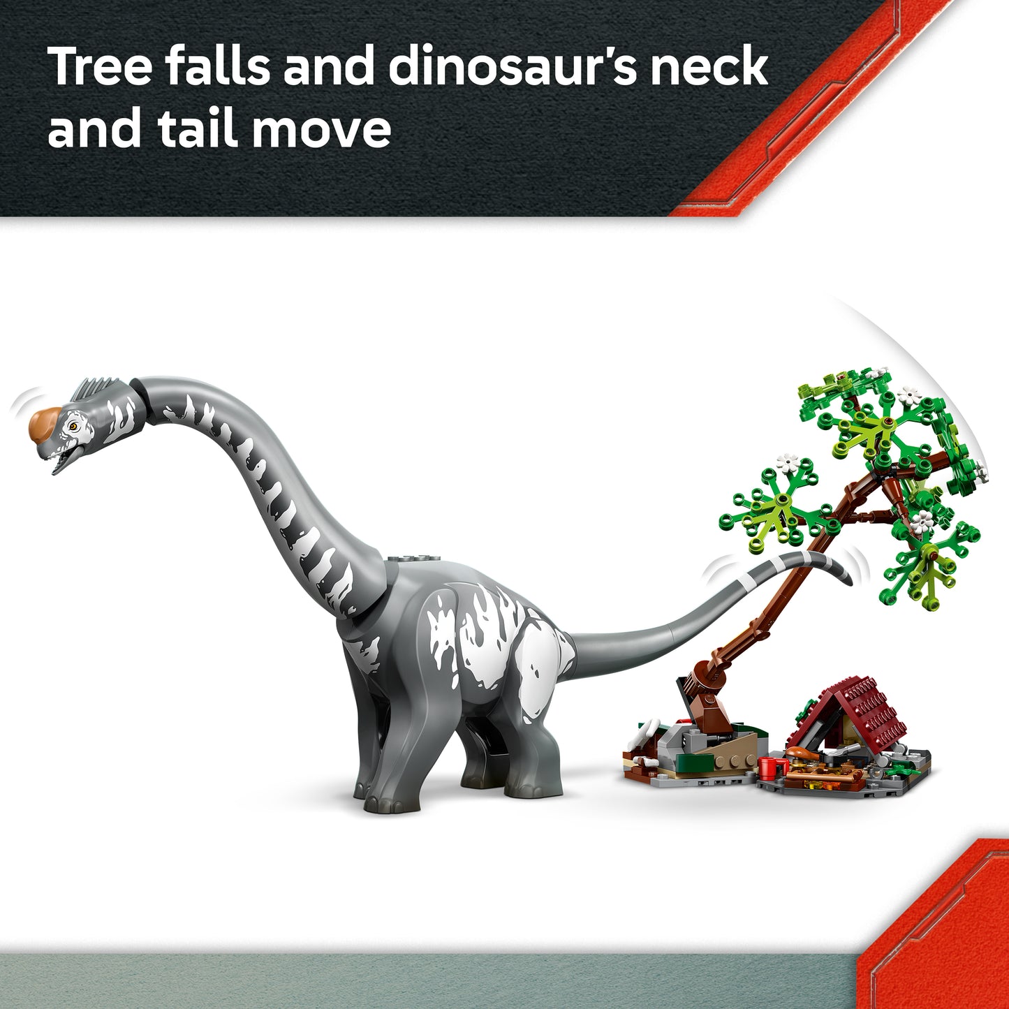 LEGO® Jurassic World 76973 Raptor & Titanosaurus: Große Fährtensuche