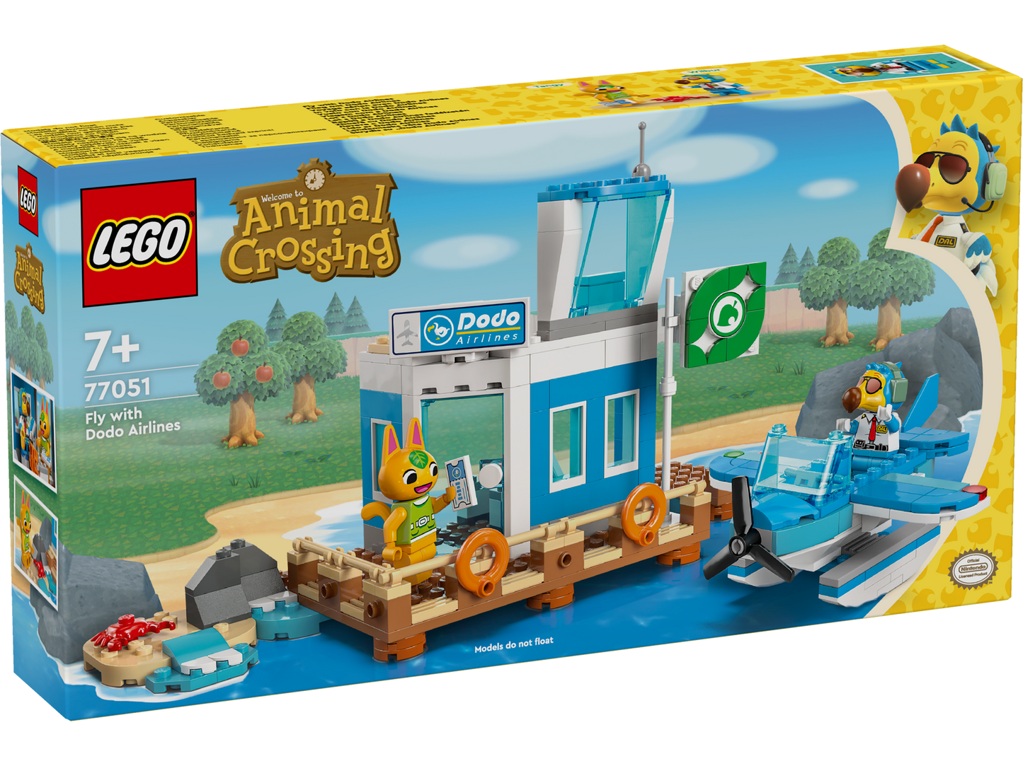 LEGO® Animal Crossing 77051 Flieg mit Dodo Airlines