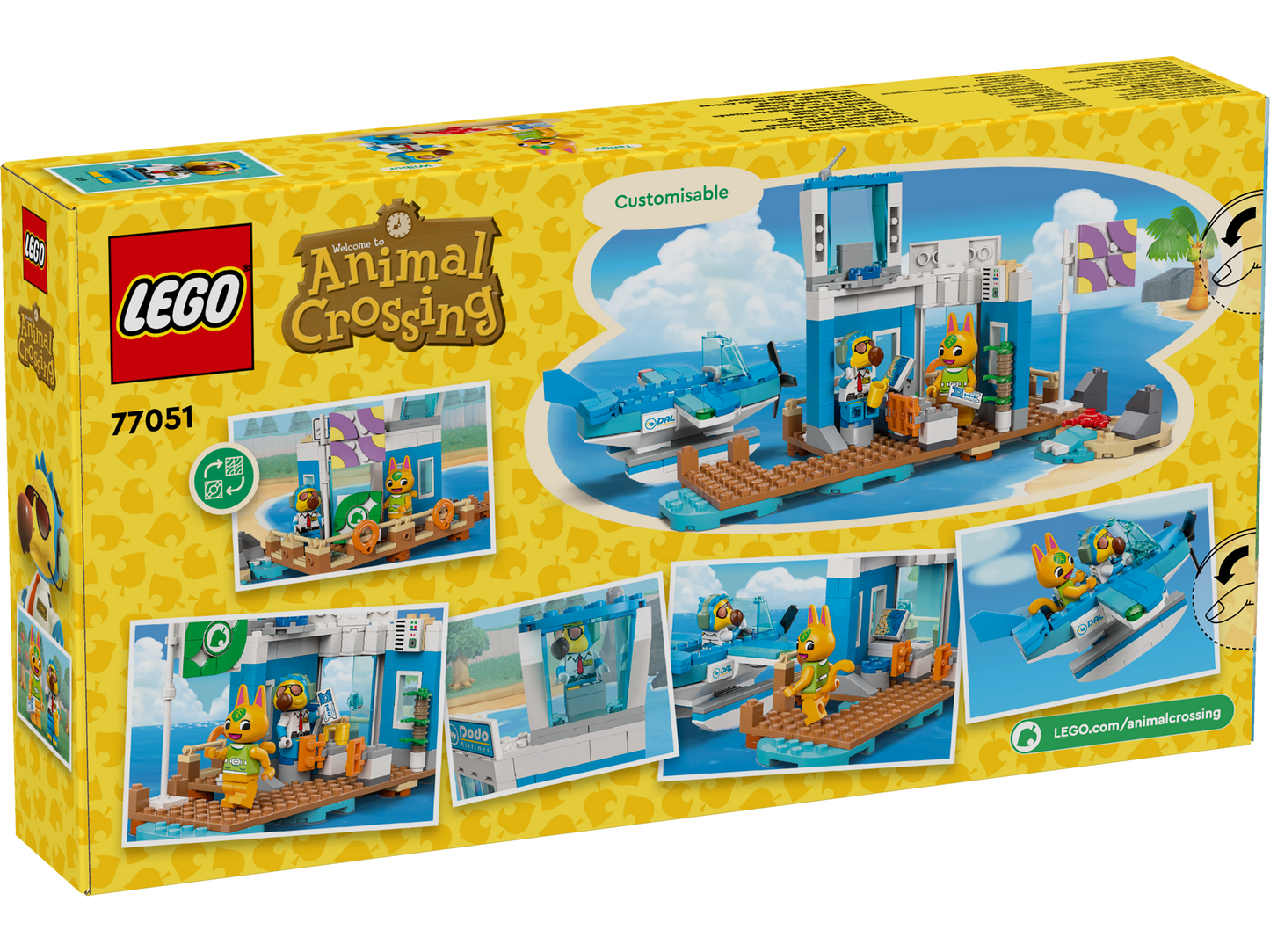 LEGO® Animal Crossing 77051 Flieg mit Dodo Airlines