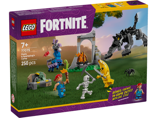 LEGO® Fortnite 77075 Das Lager von Schali und der Zündkerzenkünstlerin