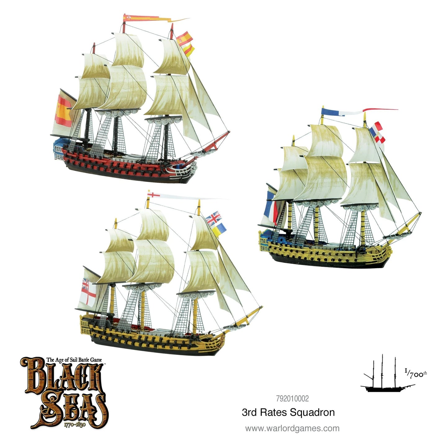 Black Seas: 3rd Rates Squadron (1770 - 1830) - EN - 792010002