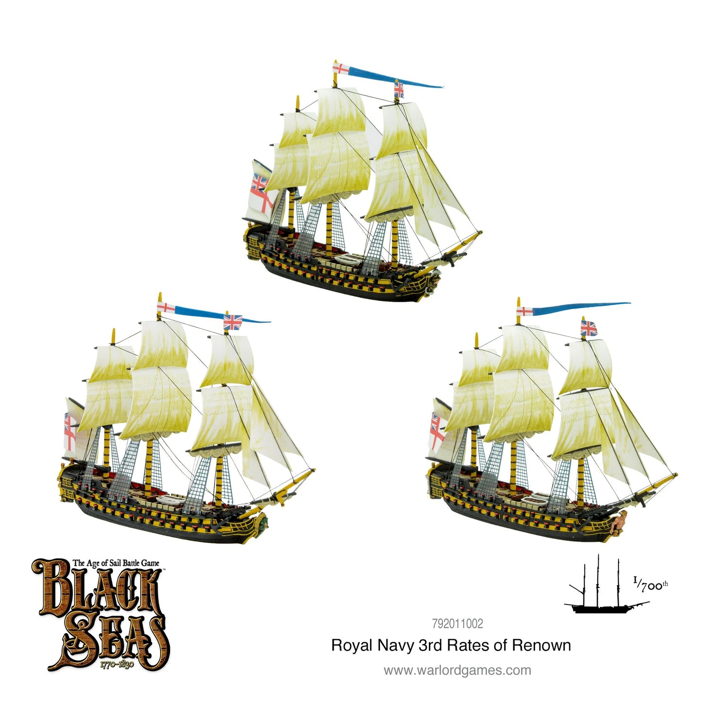 Black Seas: Royal Navy 3rd Rates of Renown - 792011002