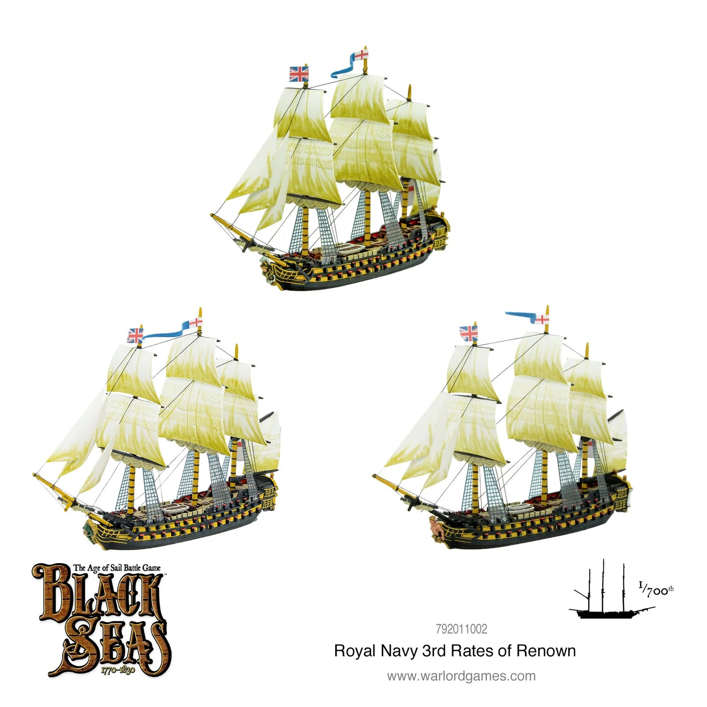 Black Seas: Royal Navy 3rd Rates of Renown - 792011002