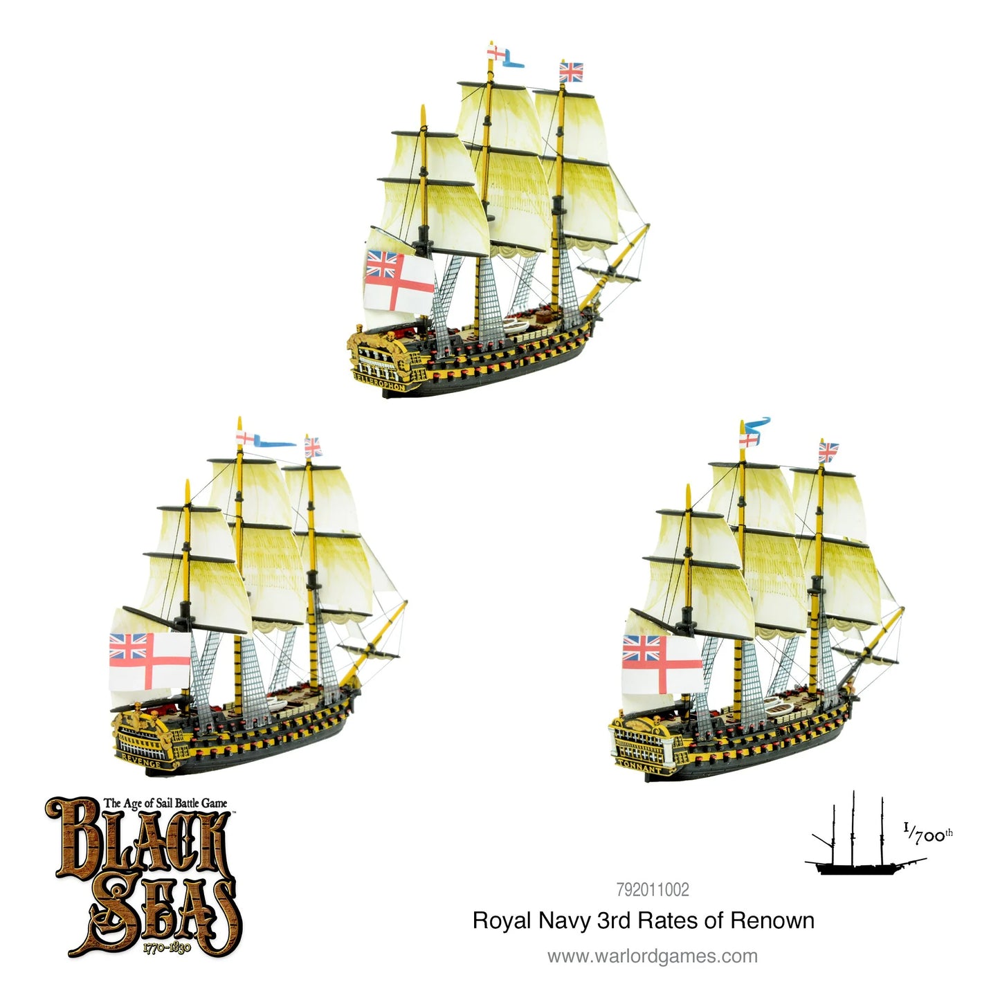 Black Seas: Royal Navy 3rd Rates of Renown - 792011002