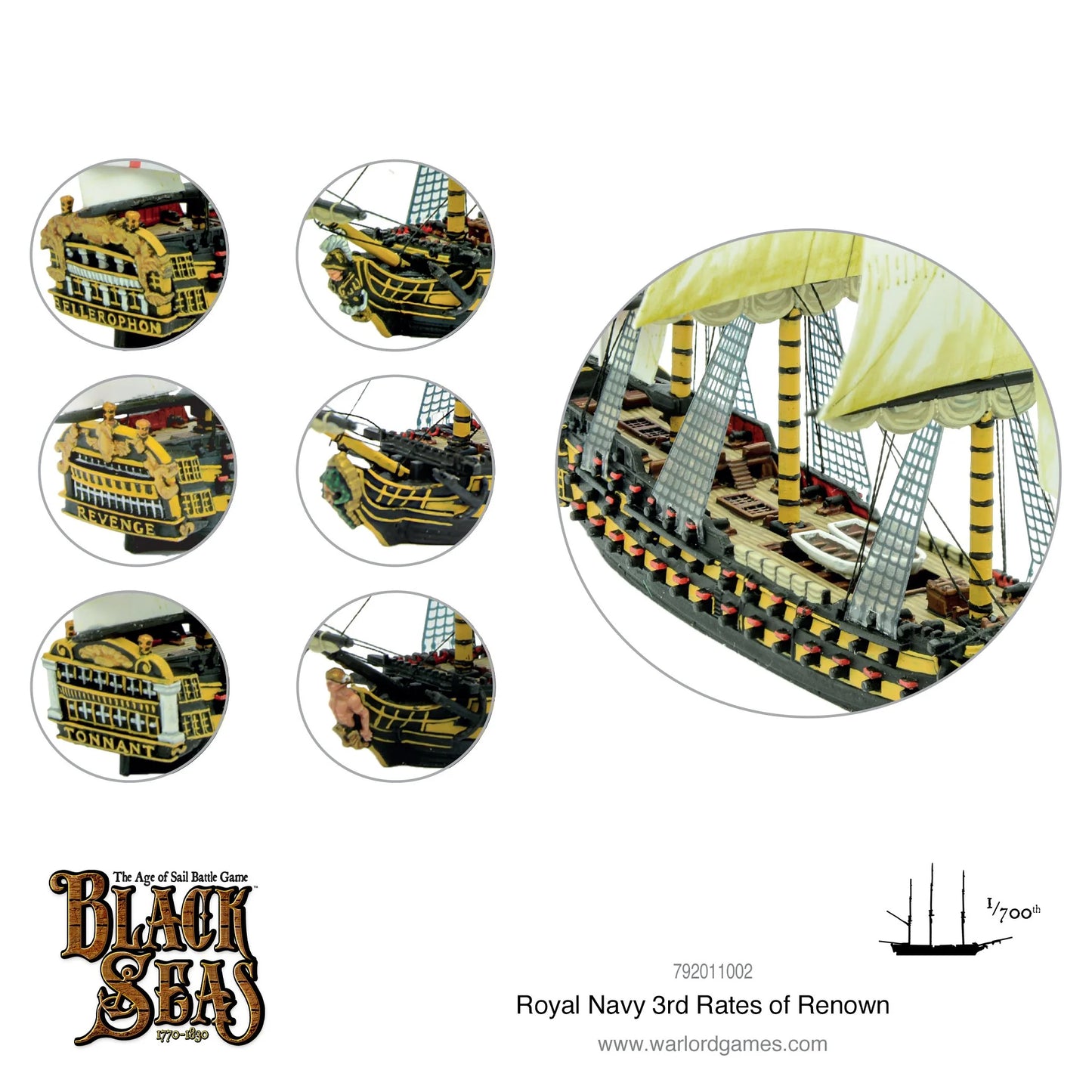 Black Seas: Royal Navy 3rd Rates of Renown - 792011002