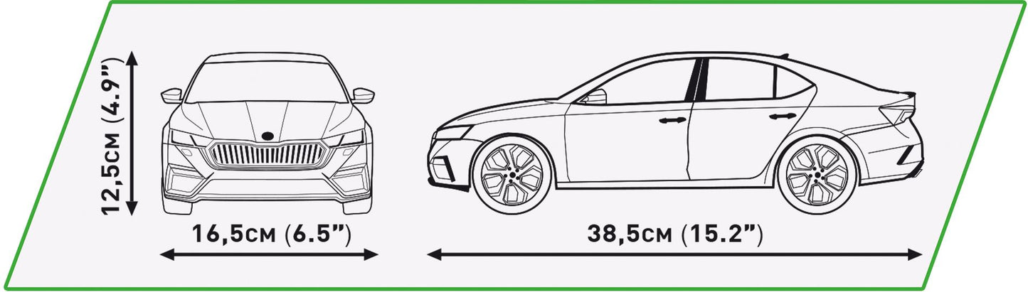 Cobi 24343 - Autos im Maßstab 1:12 - Škoda Octavia RS