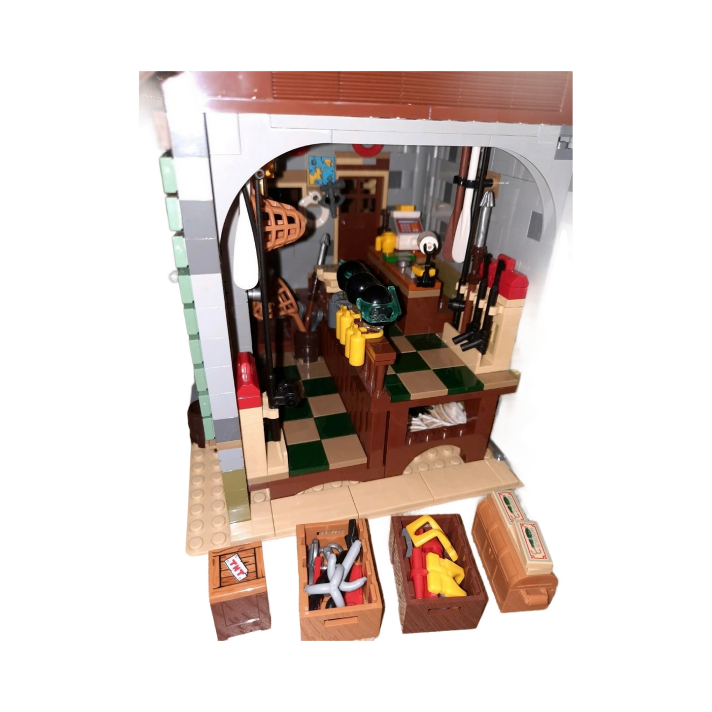 LEGO® Ideas 21310 Alter Angelladen - gebraucht mit Figuren und BA - komplett 100% TOP