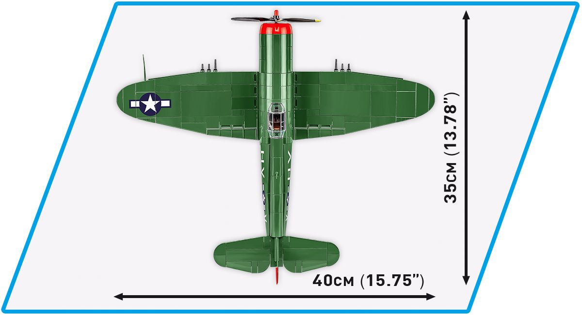 Cobi 5737 - Historical Collection - P-47 Thunderbolt