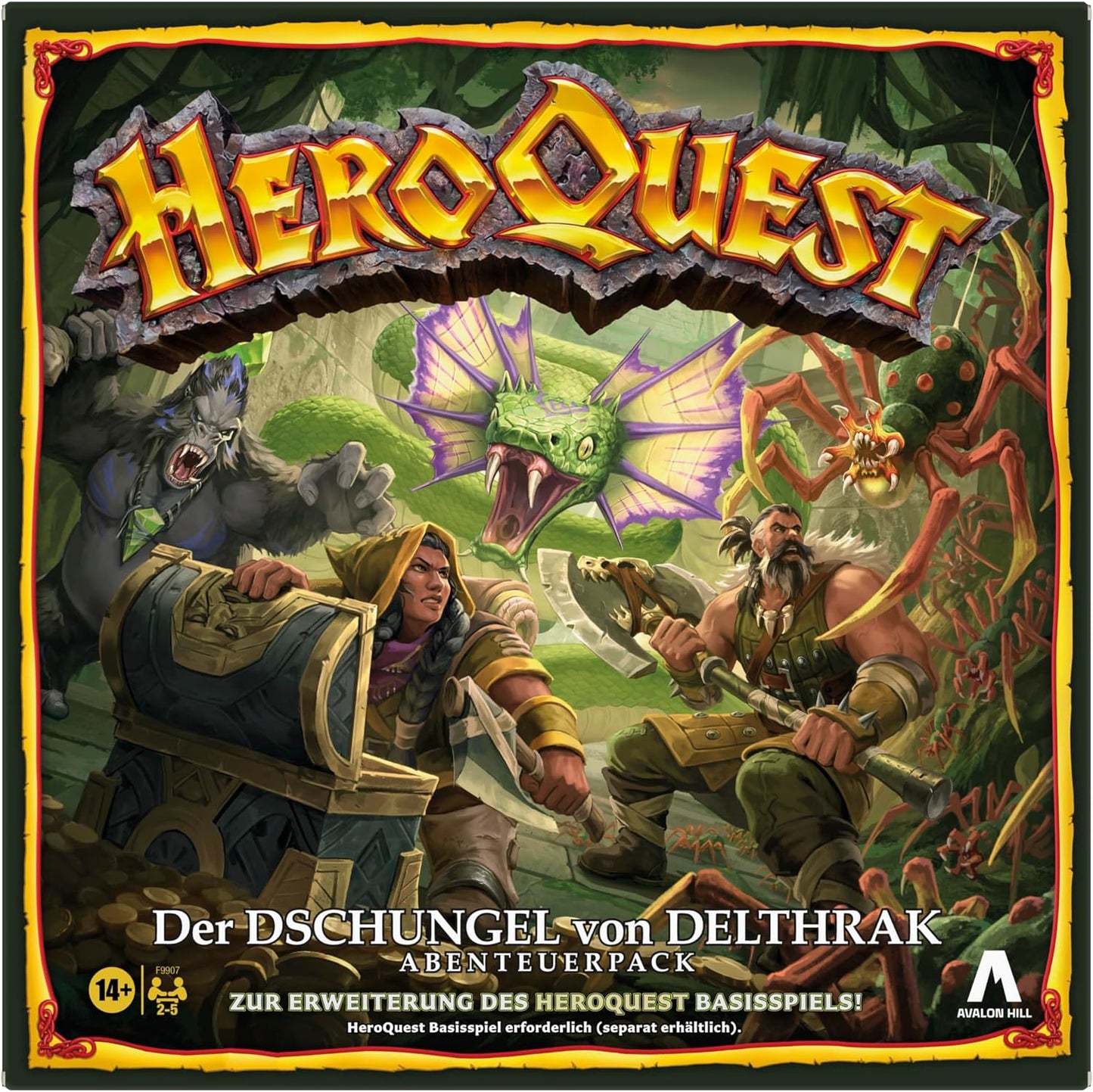 Avalon Hill HeroQuest Der Dschungel von Delthrak Abenteuerpack - DE