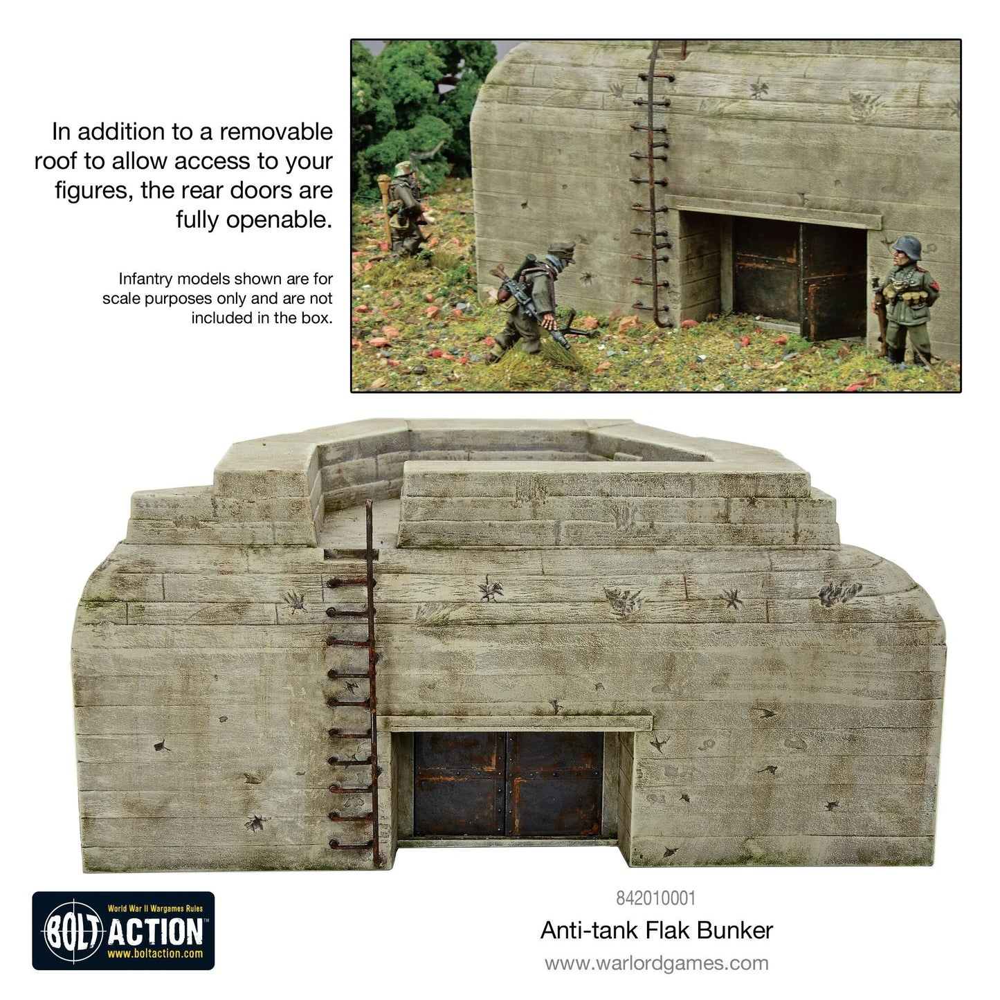 Bolt Action 2 Scenery Flak Bunker - EN - 842010001