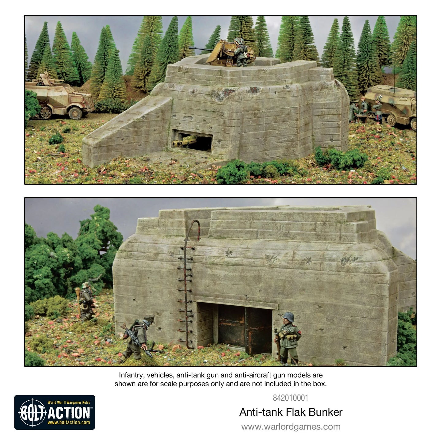 Bolt Action 2 Scenery Flak Bunker - EN - 842010001