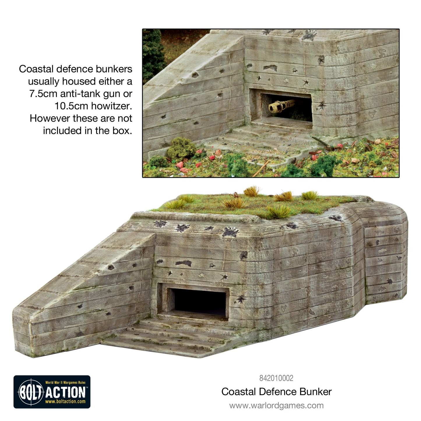 Bolt Action - Scenery Coastal Defence Bunker - 842010002