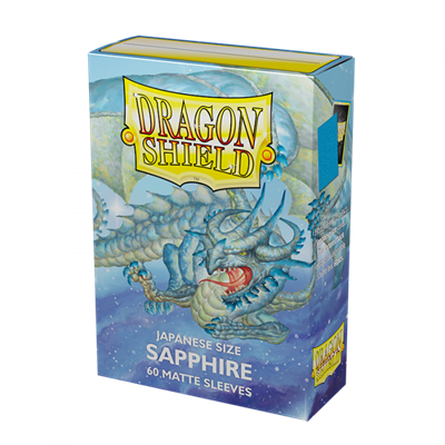 Dragon Shield Card Sleeves - Japanese Size Matte (60) - Sapphire - AT-11128