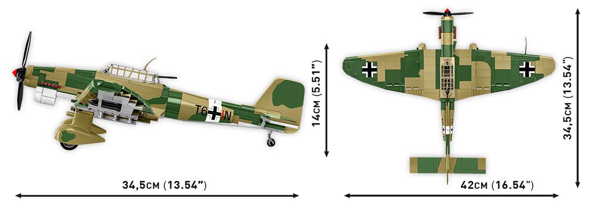 Cobi 5748 - Historical Collection - Junkers Ju 87 B-2