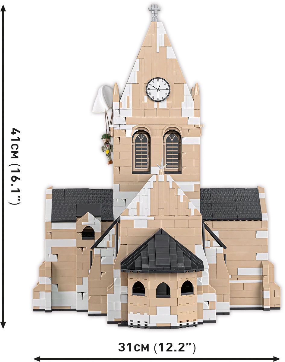 Cobi 2299 - Historical Collection - Sainte-Mère-Église Kirche