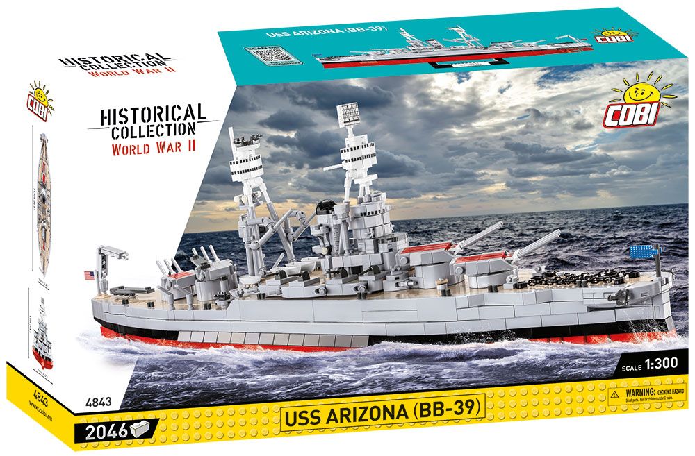 Cobi 4843 - Historical Collection - USS Arizona (BB-39)