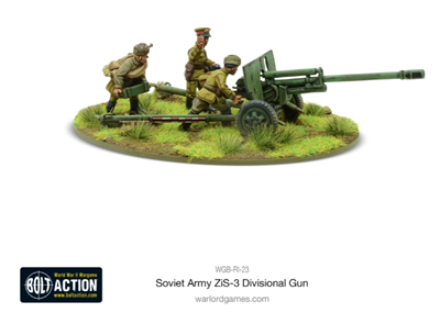 Bolt Action Soviet ZIS-3 76mm Divisional Gun - EN - WGB-RI-23