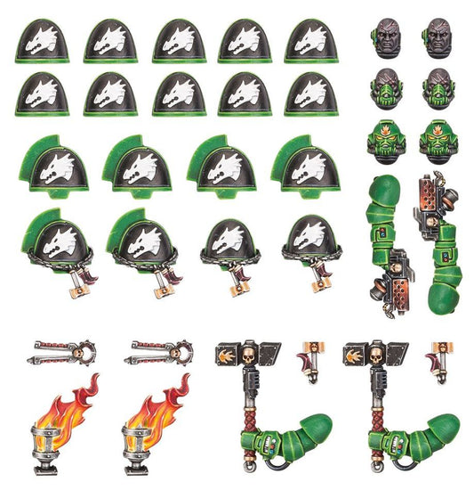 Warhammer 40.000 - Salamanders - Upgrades und Abziehbilderbögen: Salamanders Primaris