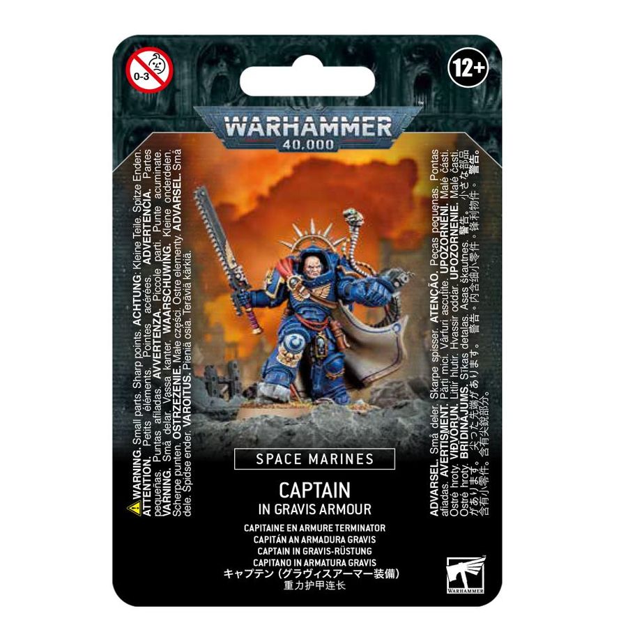 Warhammer 40.000 - Space Marines - Captain in Gravis Armour - 48-70