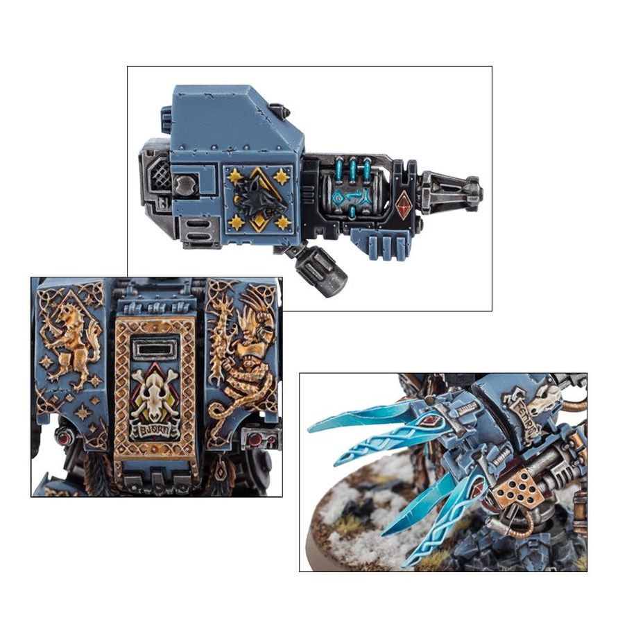 Warhammer 40.000 - Space Wolves - Space Wolves Venerable Dreadnaught (53-12)