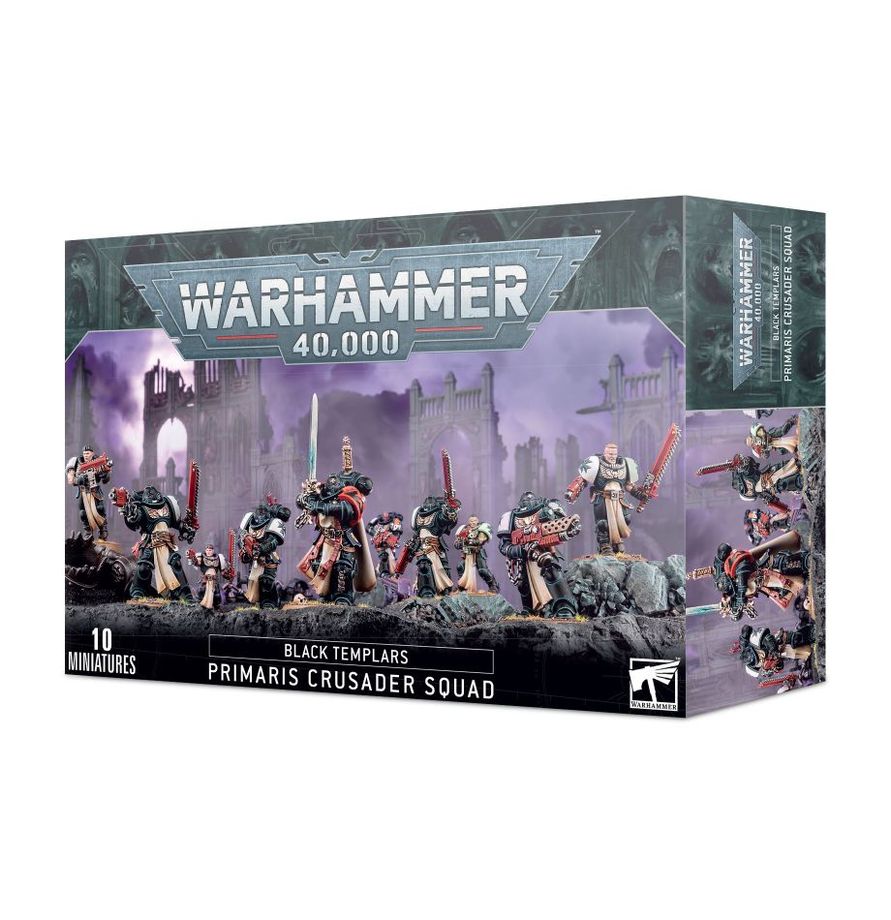 Warhammer 40.000 - Space Marines - Black Templars - Crusader Squad - 55-45