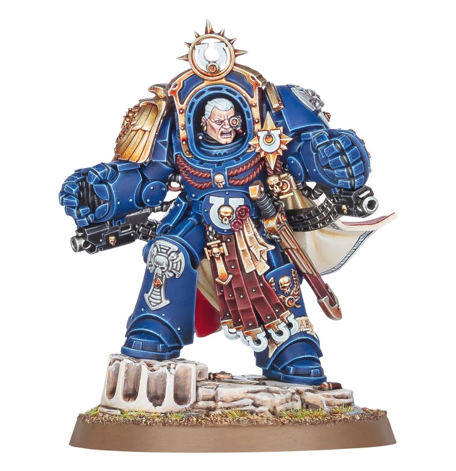 Warhammer 40.000 - Space Marines - Ultramarines: Marneus Calgar in Armour of Antilochus (55-74)