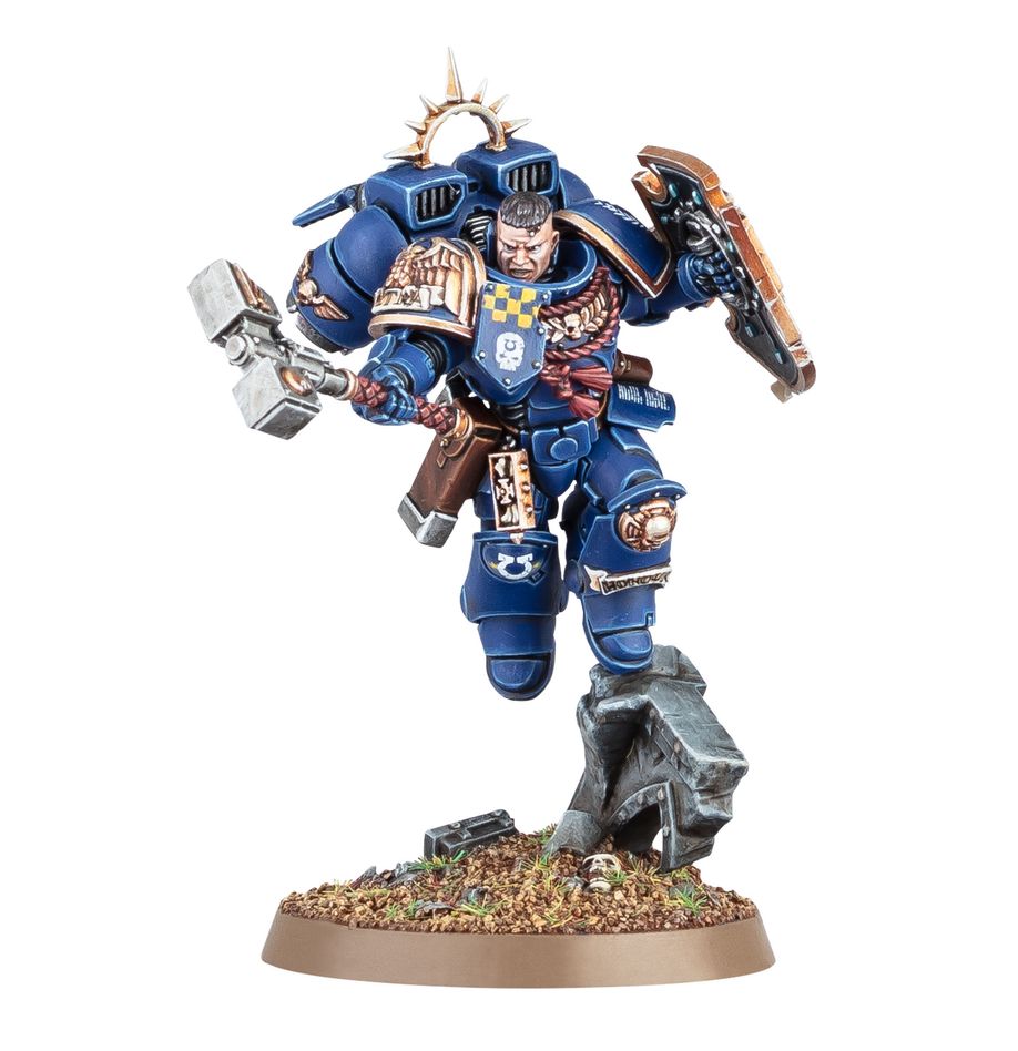 Warhammer 40.000 - Space Marines - Captain with Jump Pack and Relic Shield (48-102)