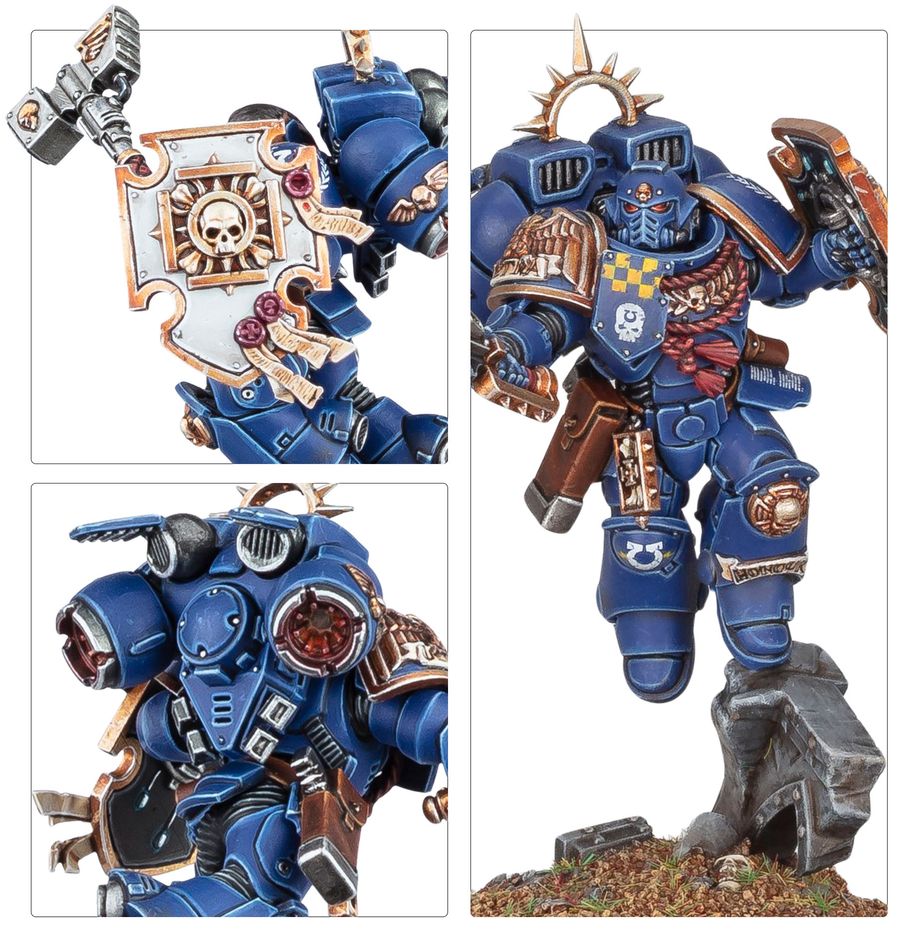 Warhammer 40.000 - Space Marines - Captain with Jump Pack and Relic Shield (48-102)