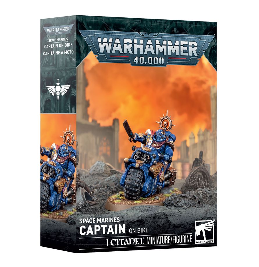 Warhammer 40.000 - Space Marines - Captain on Bike - 48-113
