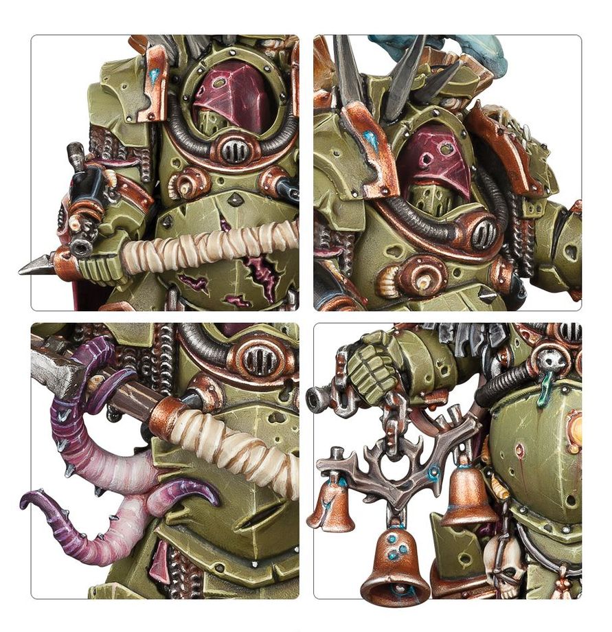 Warhammer 40.000 - Death Guard - Deathshroud Bodyguard (43-50)