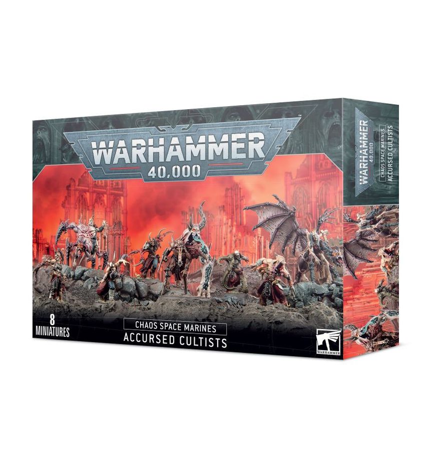 Warhammer 40.000 - Chaos Space Marines - Accursed Cultists - 43-83