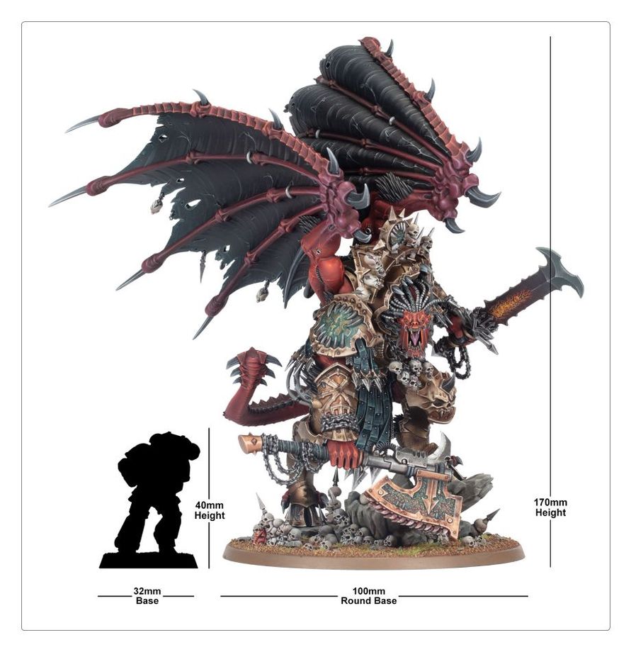 Warhammer 40.000 - World Eaters - Angron – Daemon Primarch of Khorne (43-28)