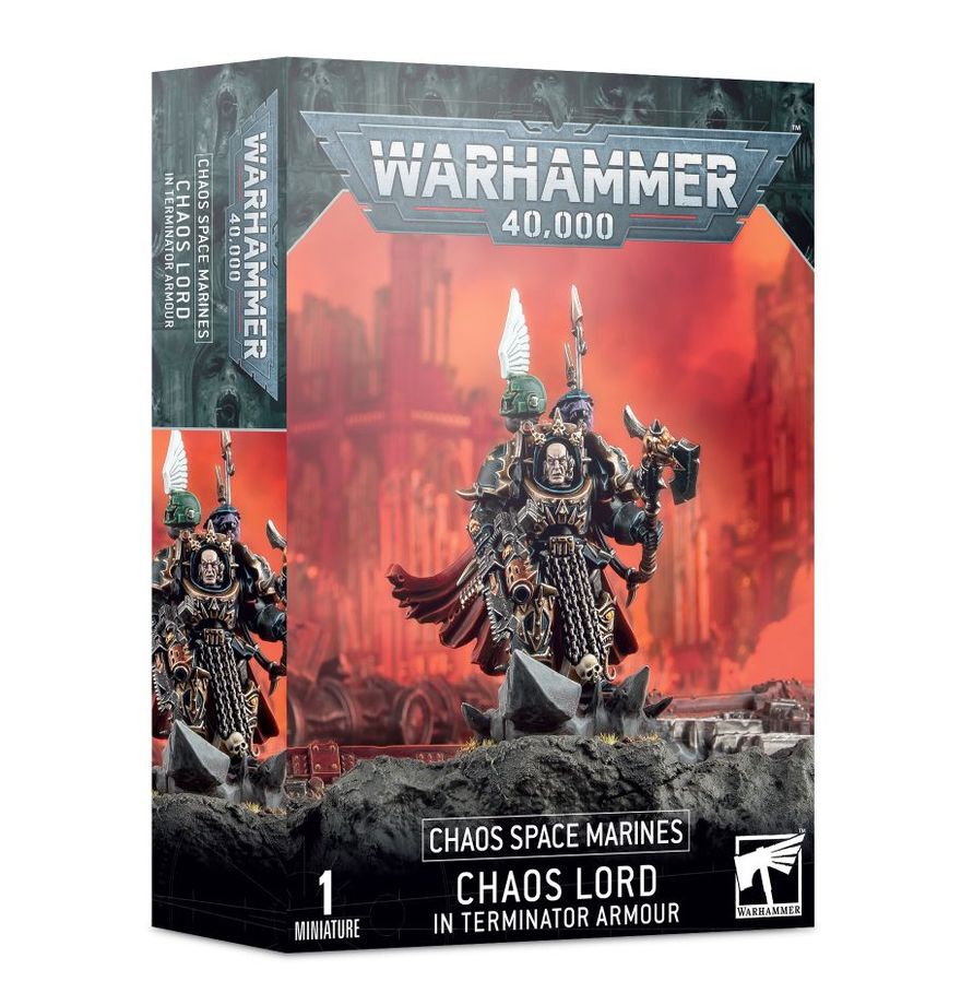 Warhammer 40.000 - Chaos Space Marines - Chaos Lord in Terminator Armour - 43-12