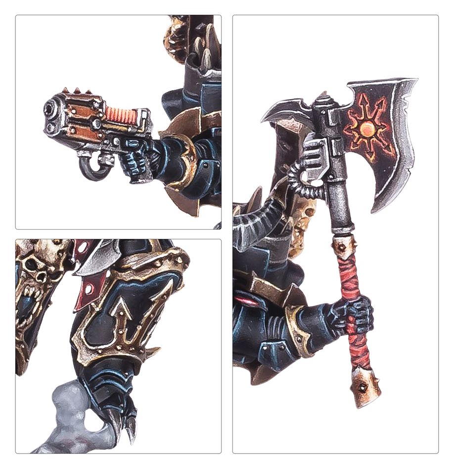 Warhammer 40.000 - Chaos Space Marines - Chaos Lord with Jump Pack (43-101)