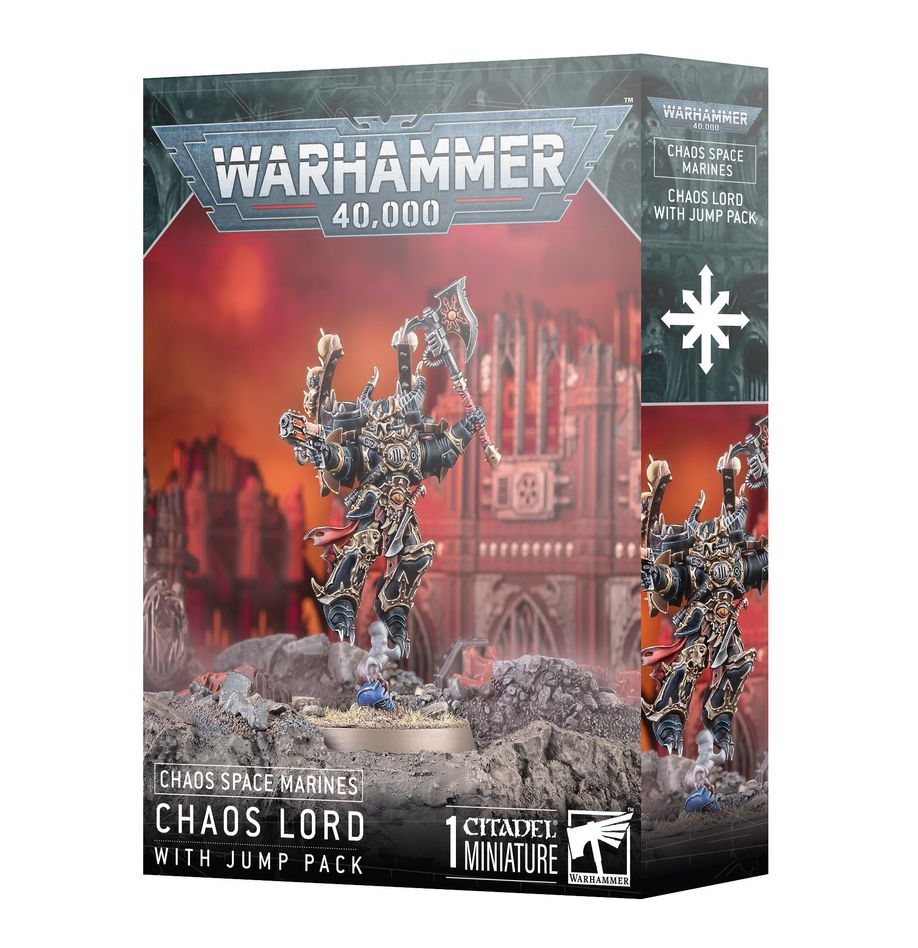 Warhammer 40.000 - Chaos Space Marines - Chaos Lord with Jump Pack (43-101)