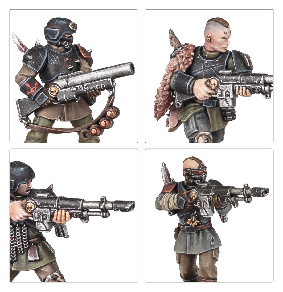 Warhammer 40.000 - Chaos Space Marines - Traitor Guardsmen Squad (43-107)