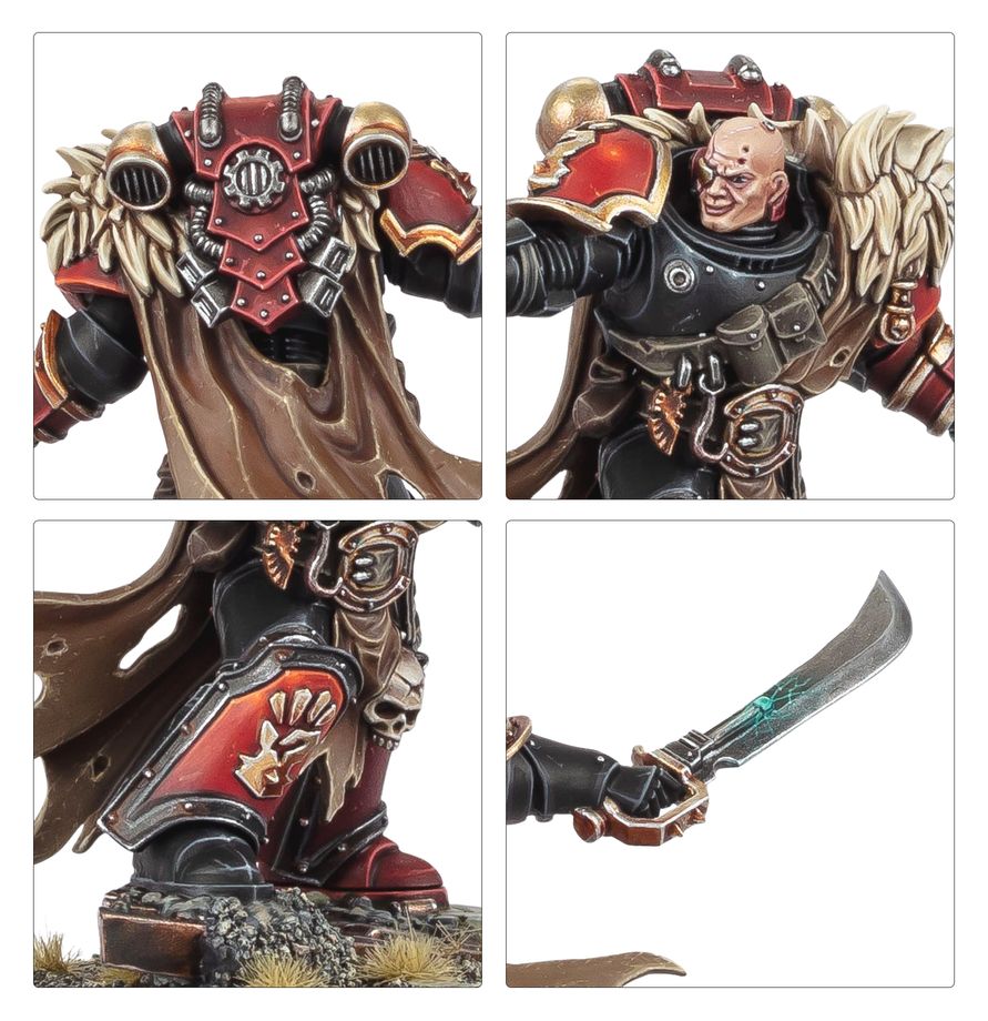 Warhammer 40.000 - Chaos Space Marines - Red Corsairs Reave-Captain (43-111)