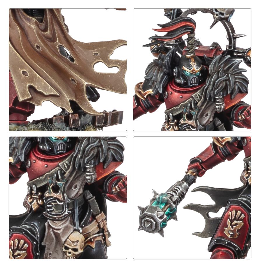 Warhammer 40.000 - Chaos Space Marines - Red Corsairs Reave-Captain (43-111)