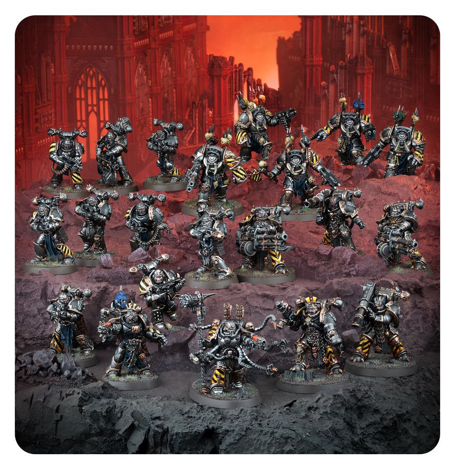Warhammer 40.000 - Chaos Space Marines - Iron Warriors Combat Patrol (73-434)
