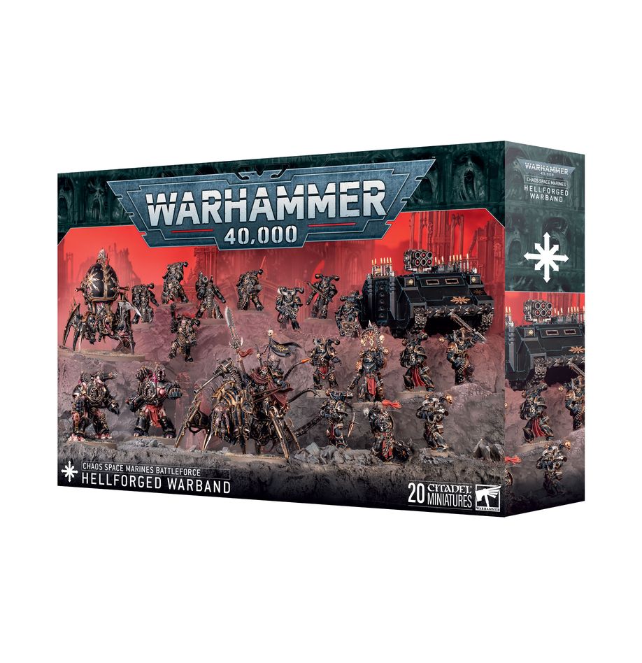 Warhammer 40.000 - Chaos Space Marines - Battleforce: Hellforged Warband (71-43)